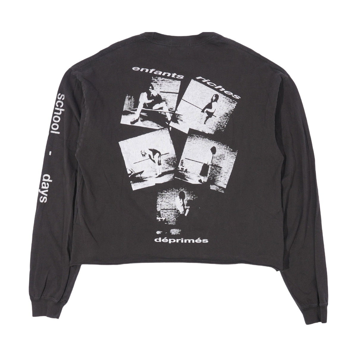 Enfants Riches Déprimés School-Days Long Sleeve T-Shirt - Black