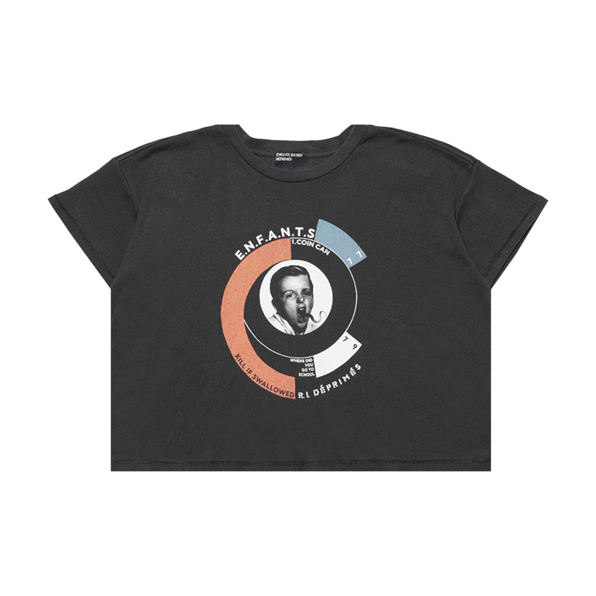 Enfants Riches Déprimés Snake Boy Rib T-Shirt - Faded Black