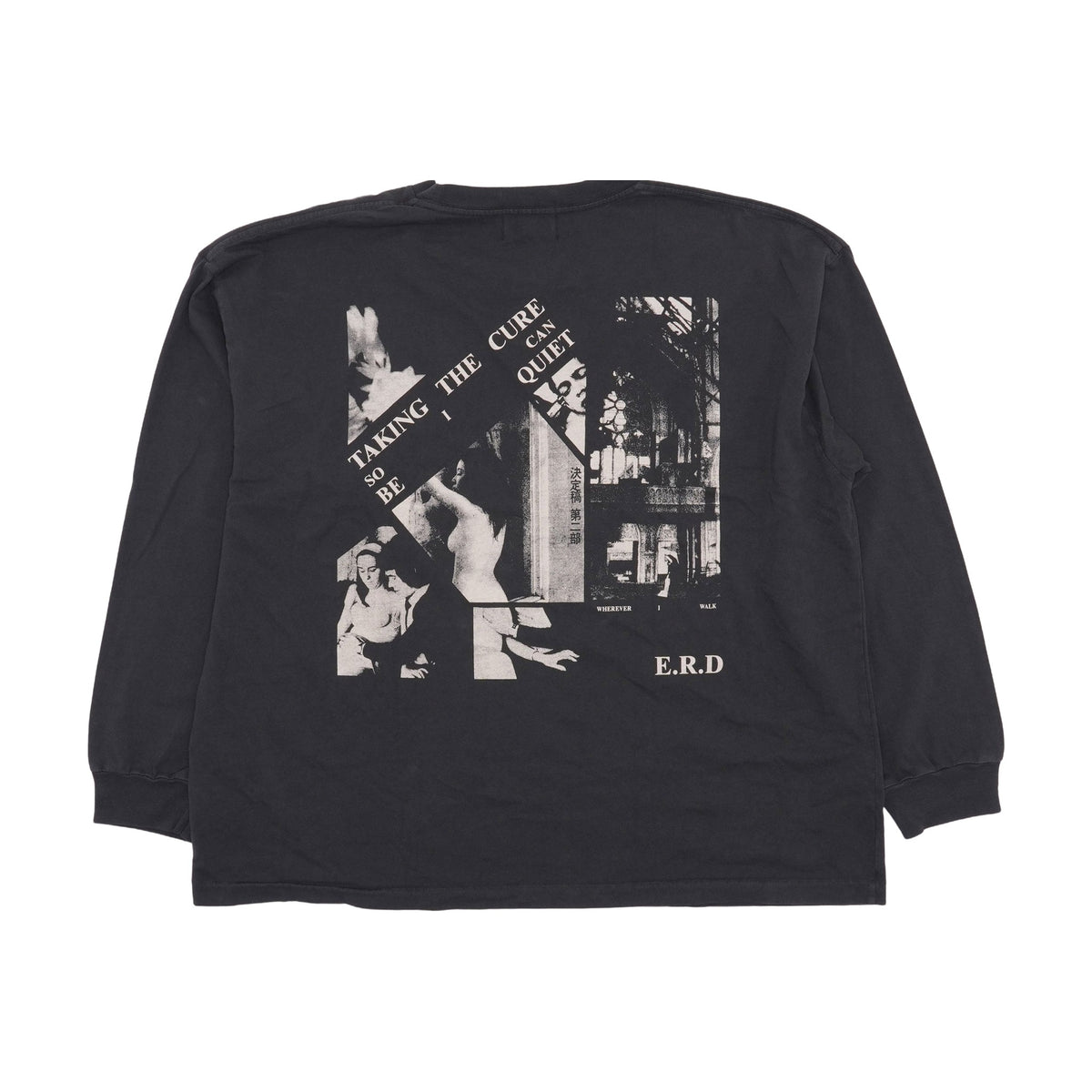Enfants Riches Déprimés Taking The Cure Long Sleeve T-Shirt - Faded Black