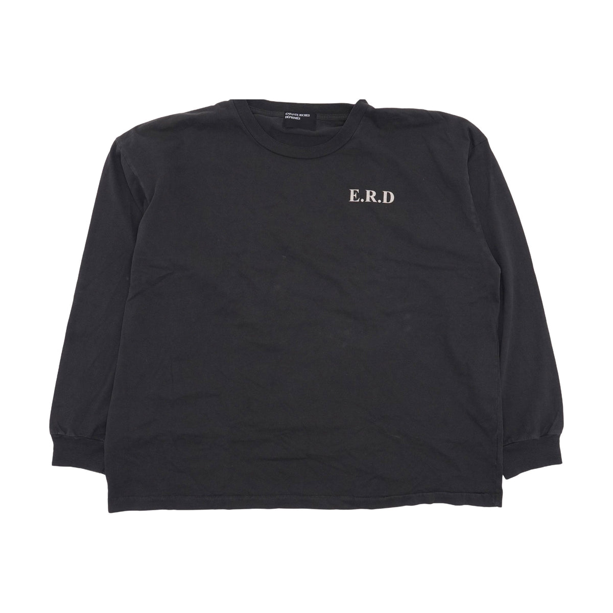 Enfants Riches Déprimés Taking The Cure Long Sleeve T-Shirt - Faded Black