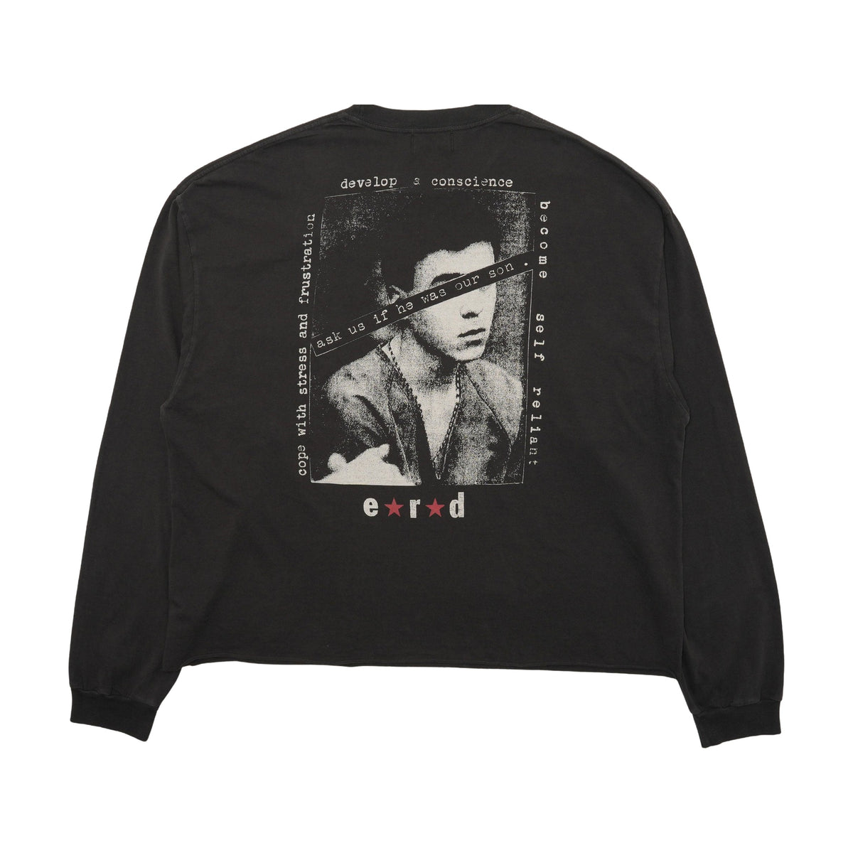 Enfants Riches Déprimés Teen Just Wanted Love Long Sleeve T-Shirt - Faded Black