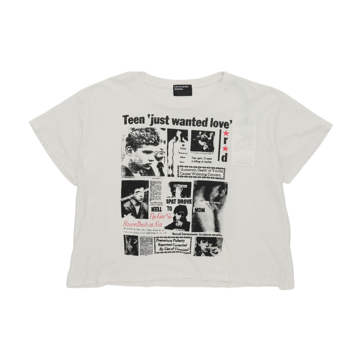 Enfants Riches Déprimés Teen Just Wanted Love T-Shirt - White
