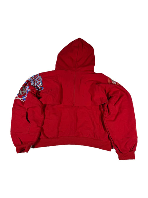 Project G/R Marines Reconstructed Zip Up Hoodie — Red