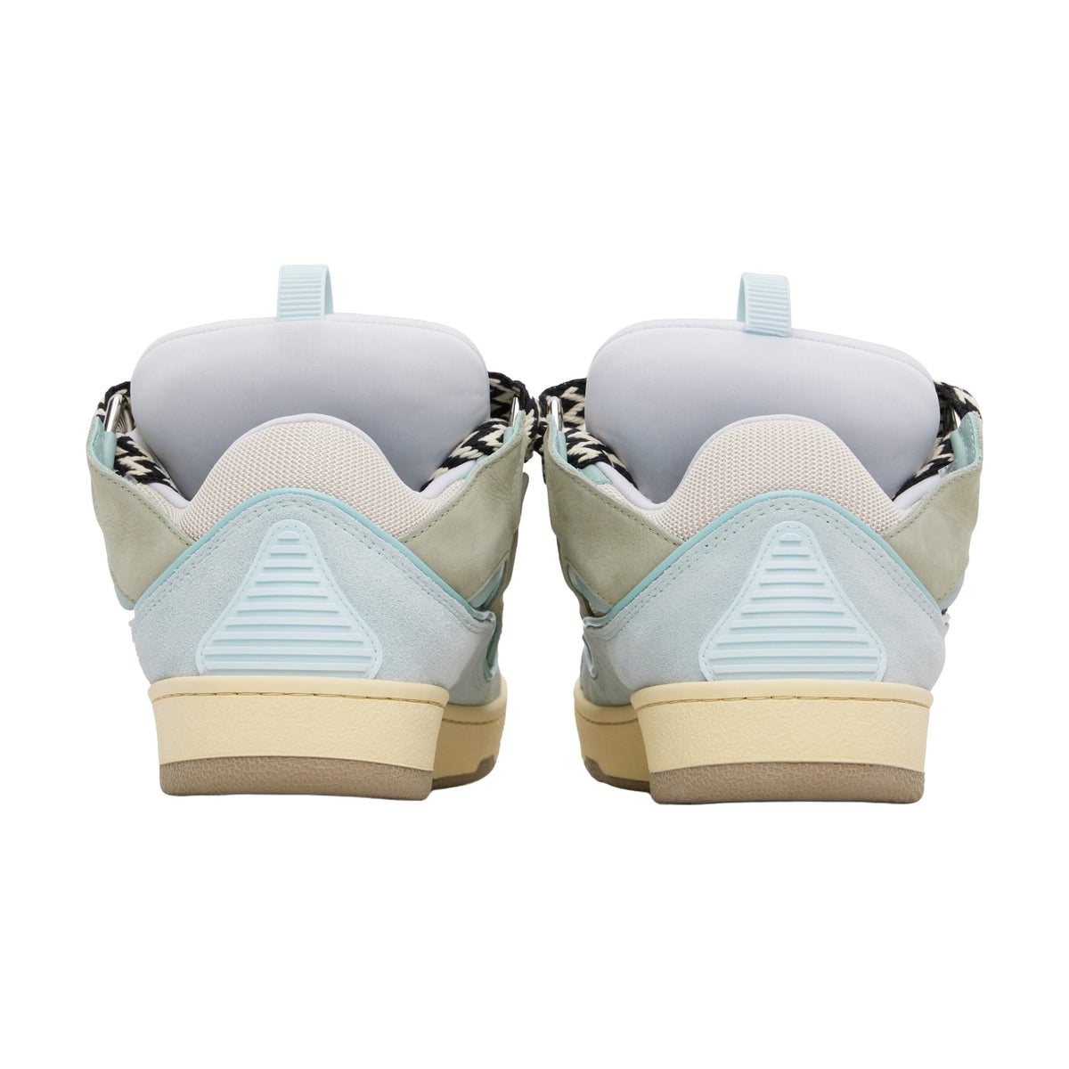 Lanvin Curb Sneakers — Light Blue Grey