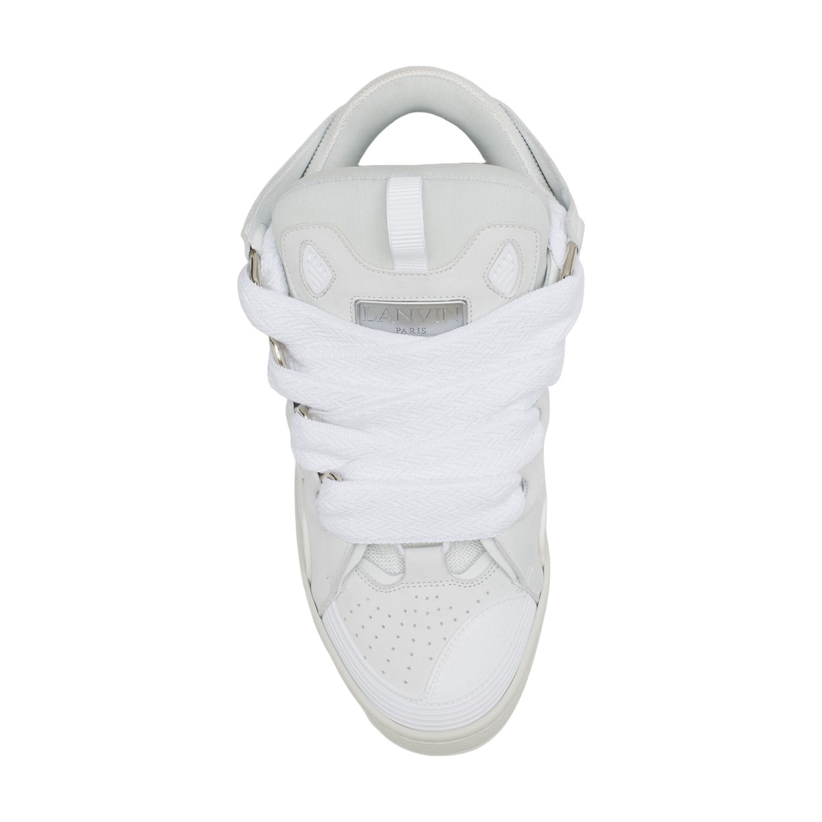 Lanvin Curb Sneakers — White