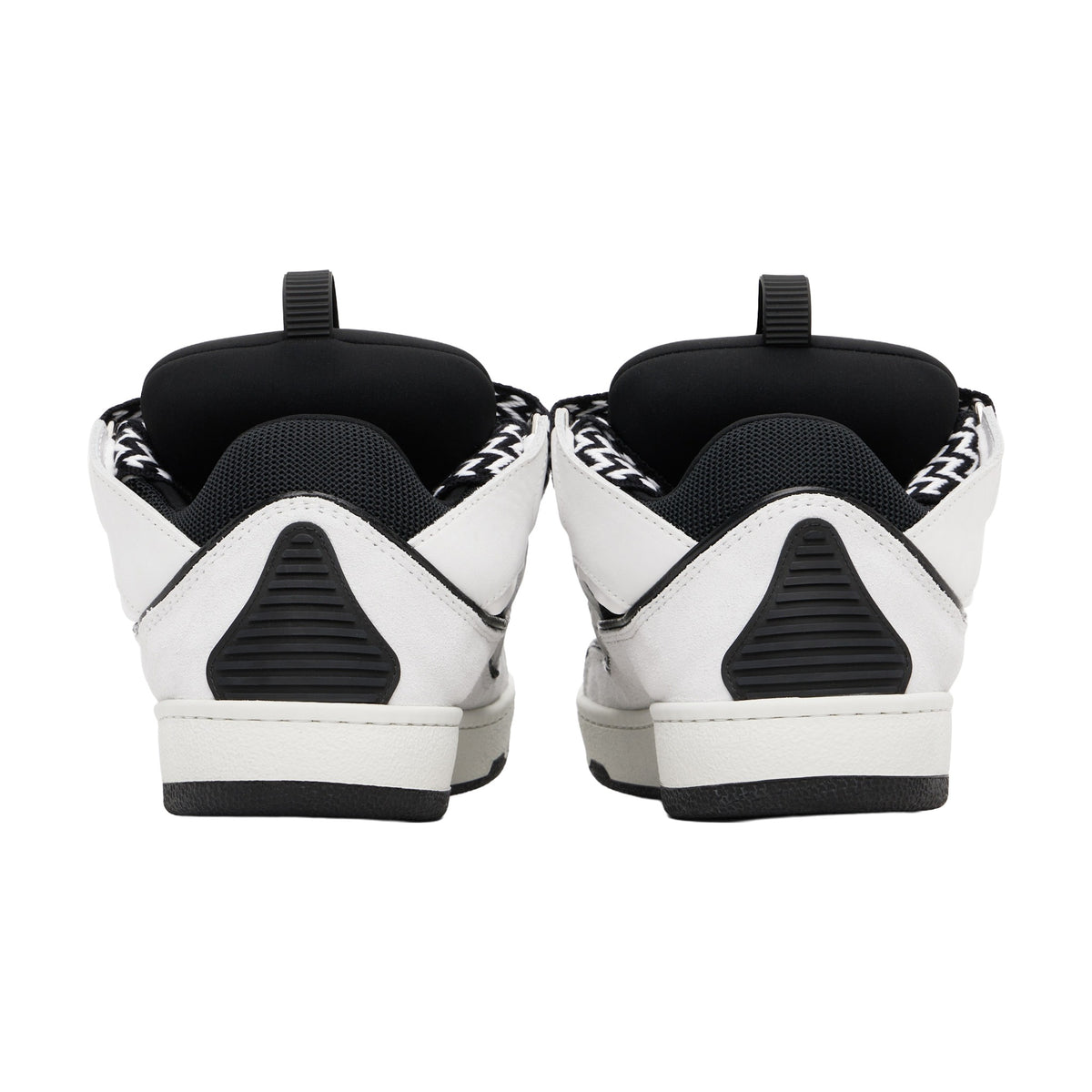 Lanvin Curb Sneakers — White Black Toe