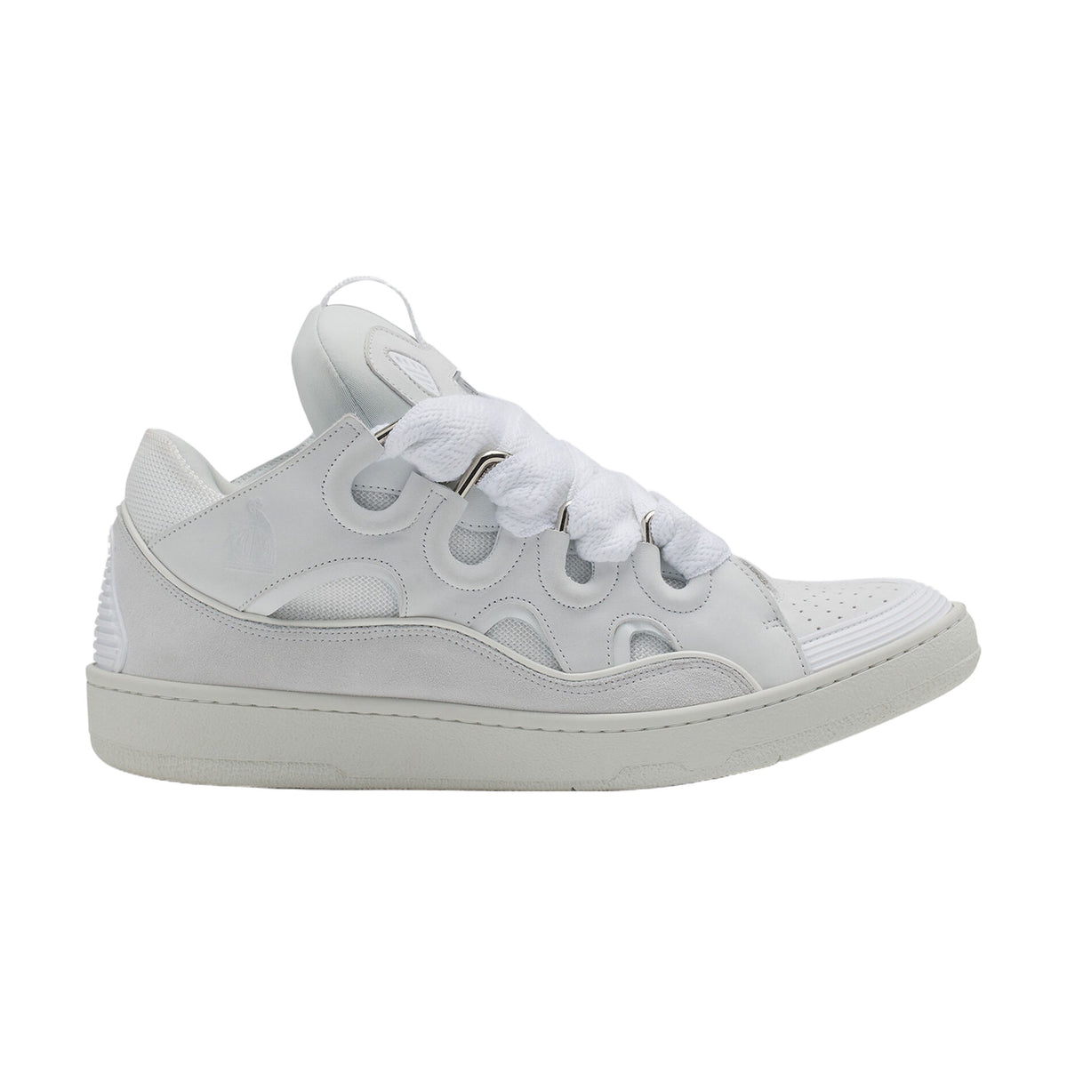 Lanvin Curb Sneakers — White