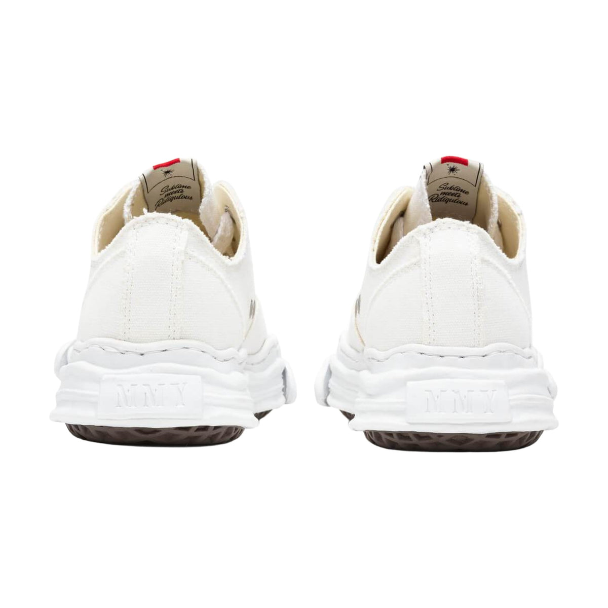Maison Mihara Yasuhiro Hank Low OG Sole Toe Cap Canvas — White