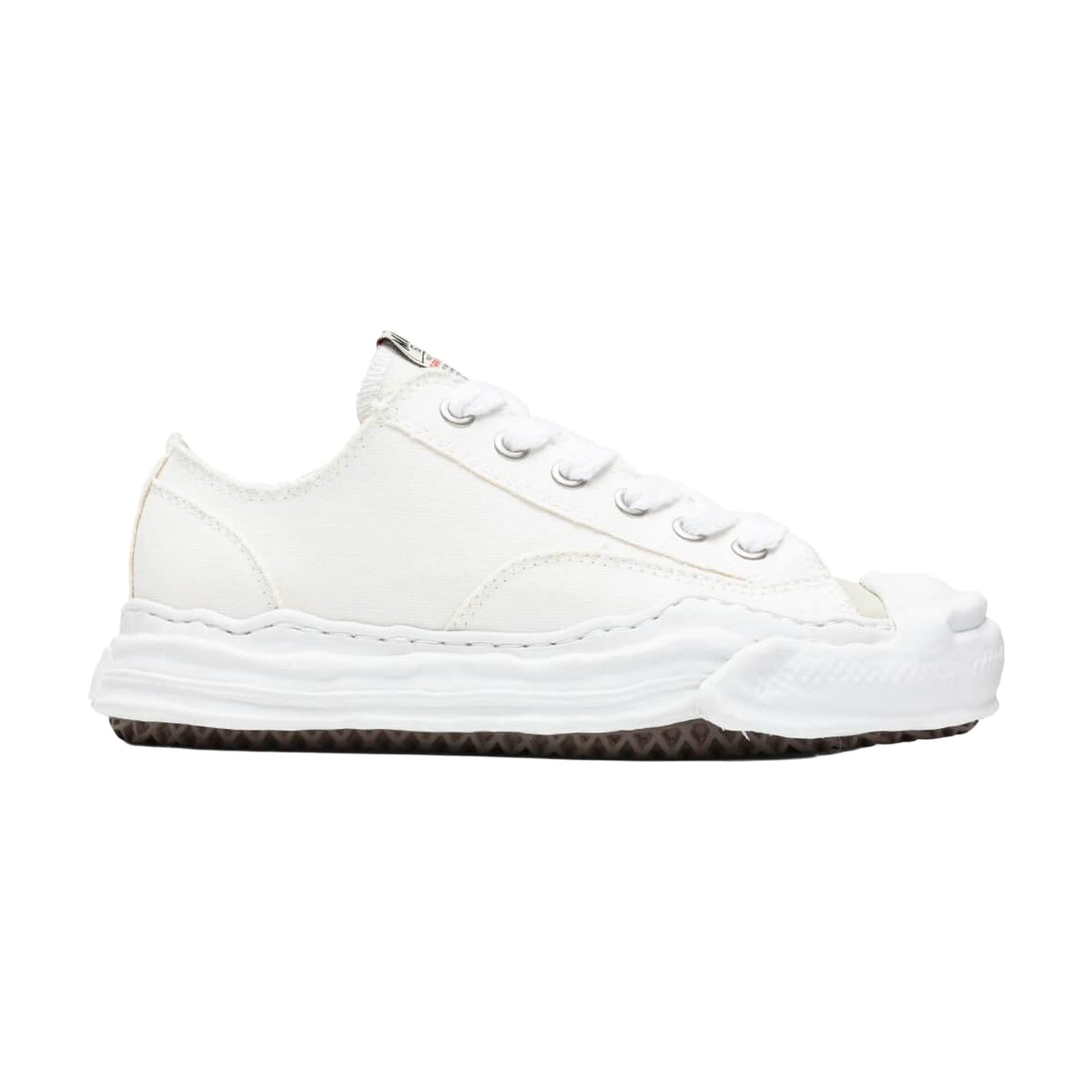 Maison Mihara Yasuhiro Hank Low OG Sole Toe Cap Canvas — White