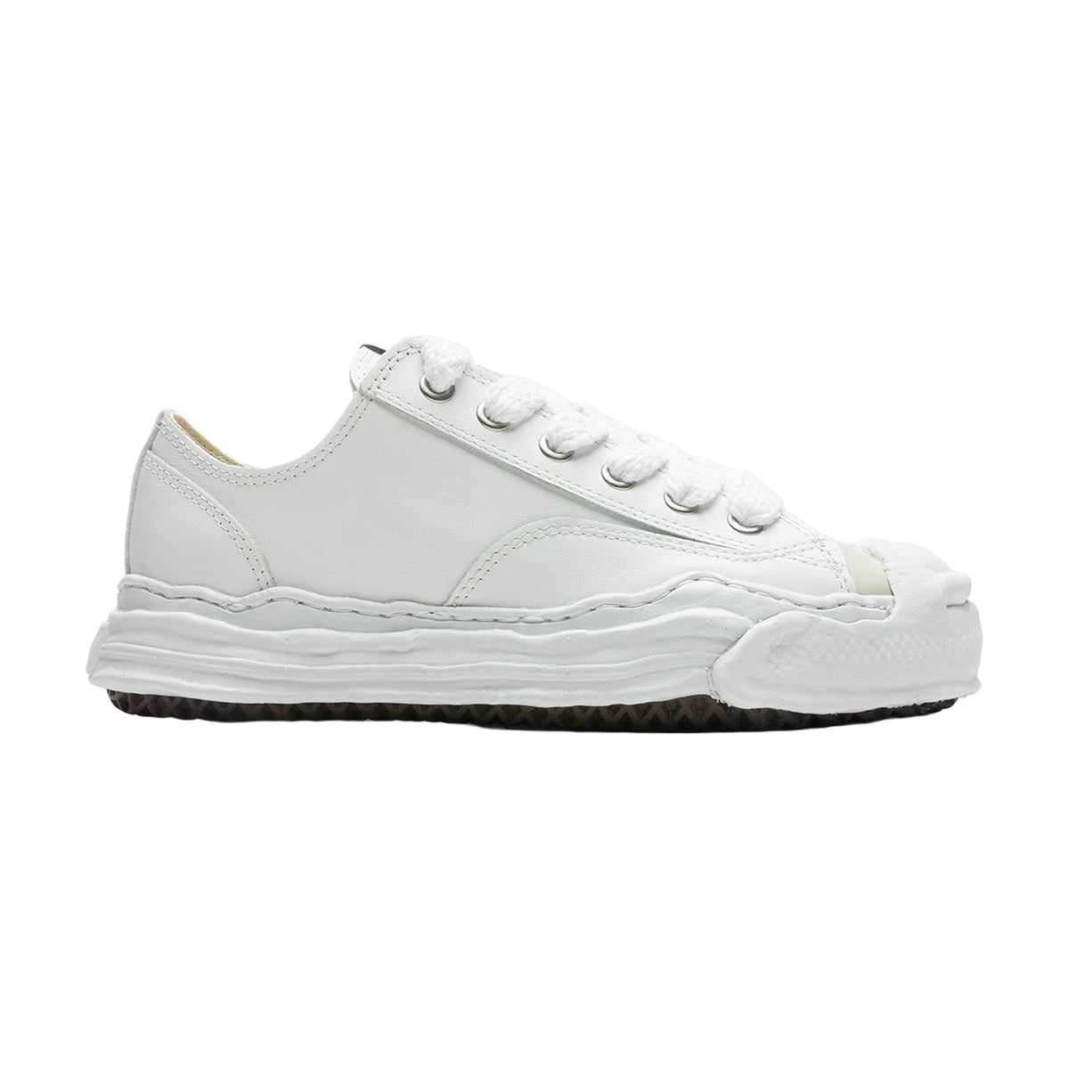 Maison Mihara Yasuhiro Hank Low OG Sole Toe Cap Leather — White