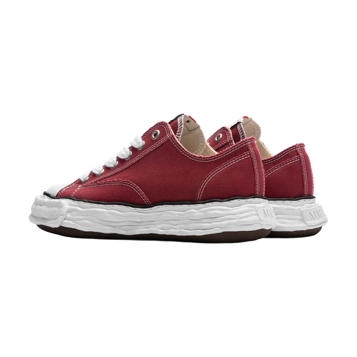 Maison Mihara Yasuhiro Peterson 23 Low OG Sole Canvas — Bordeaux