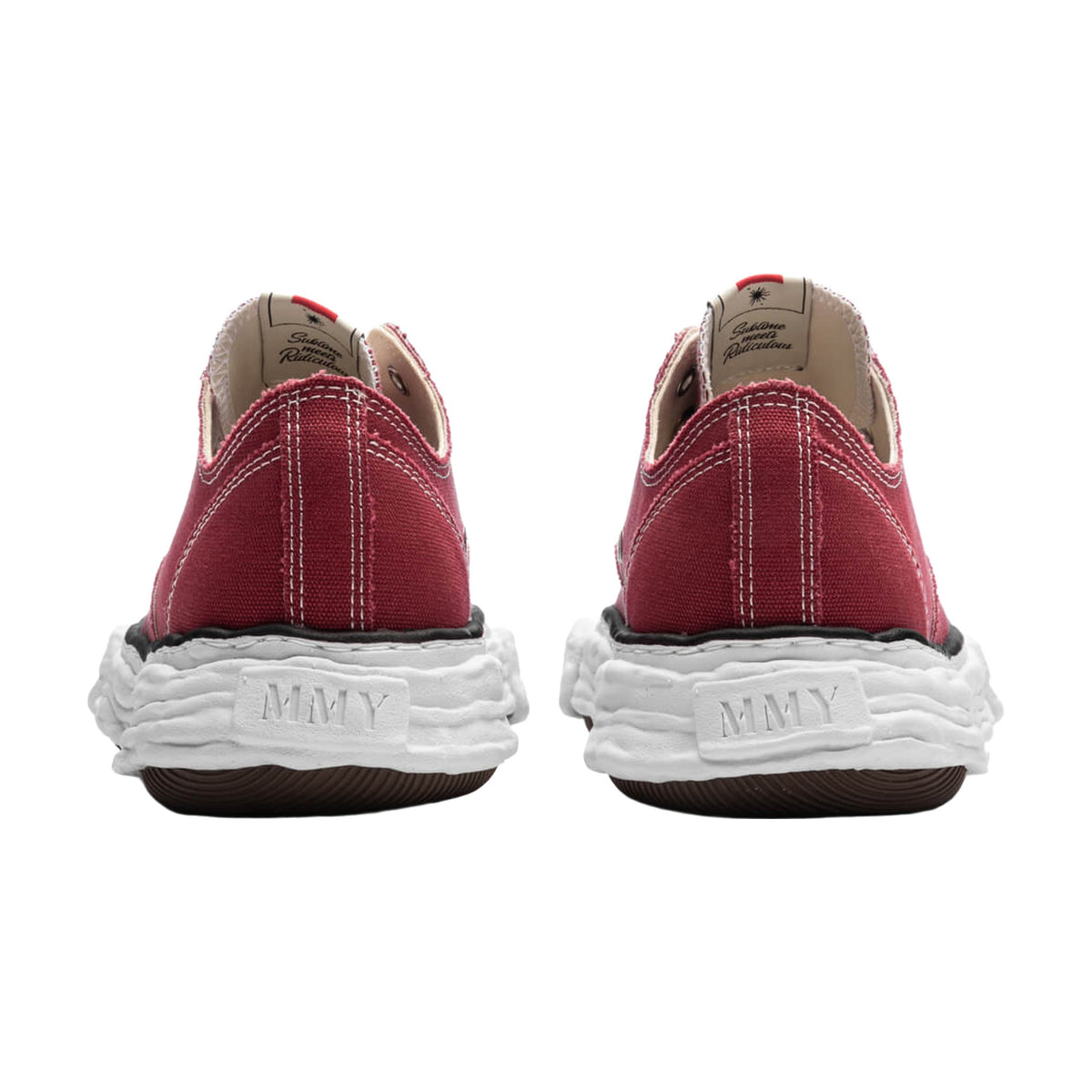 Maison Mihara Yasuhiro Peterson 23 Low OG Sole Canvas — Bordeaux