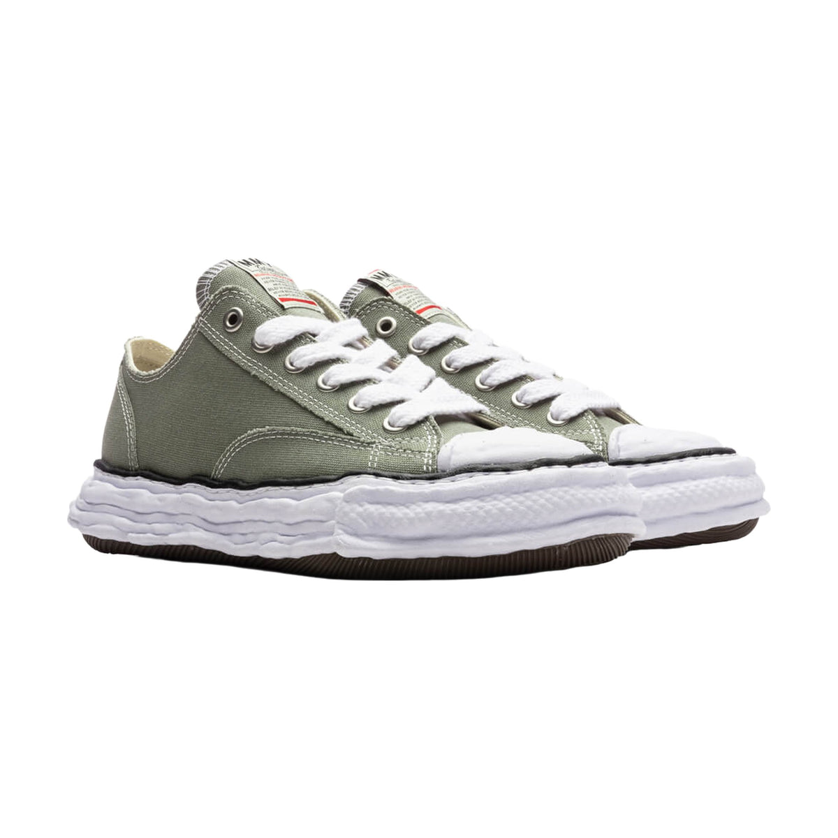 Maison Mihara Yasuhiro Peterson 23 Low OG Sole Canvas — Green