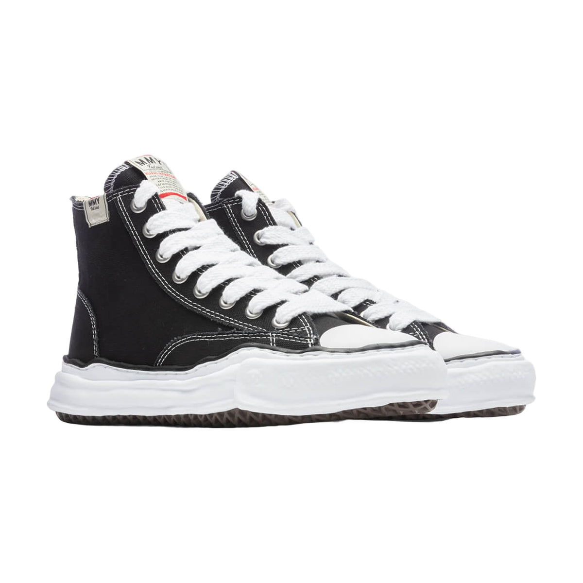 Maison Mihara Yasuhiro Peterson High OG Sole Canvas — Black