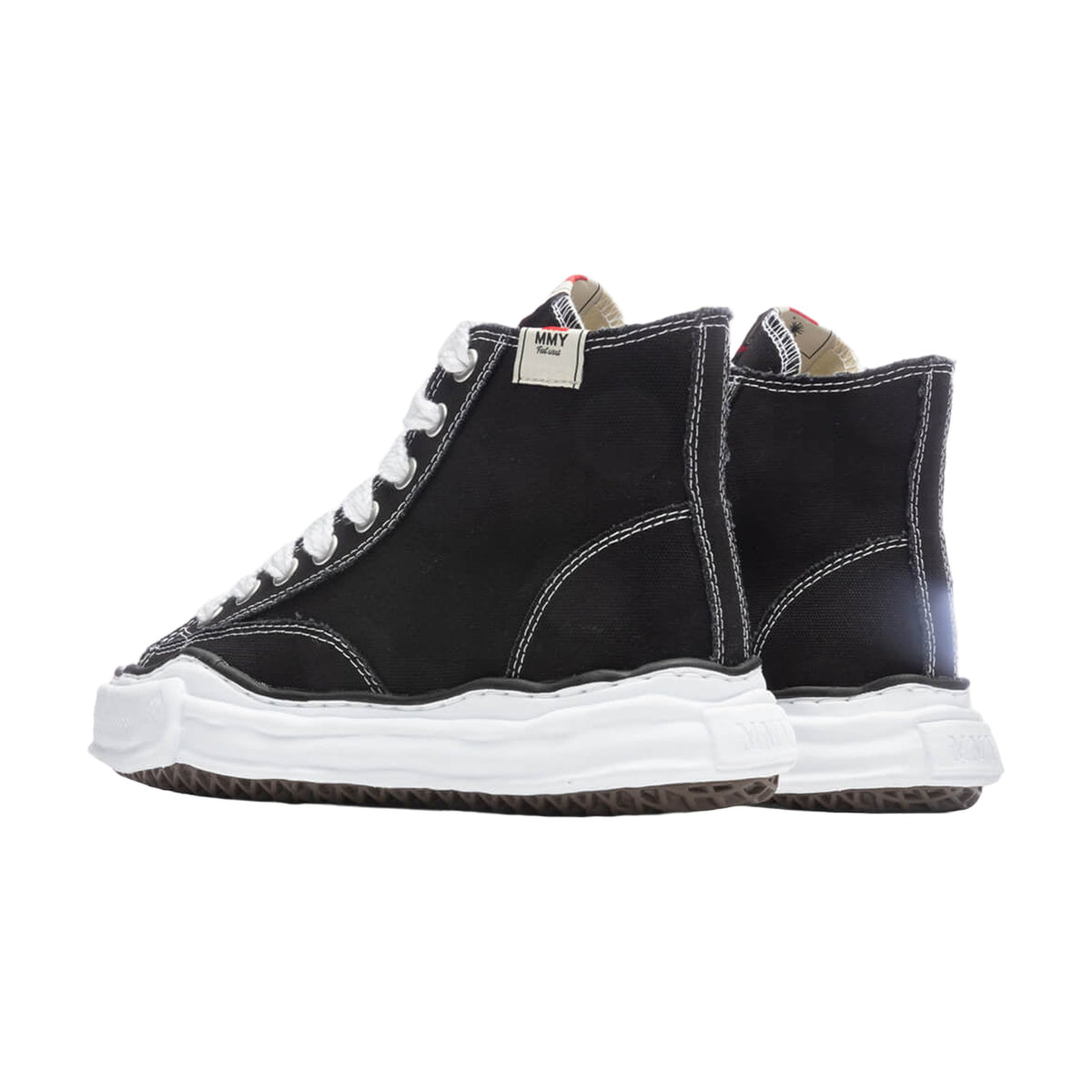 Maison Mihara Yasuhiro Peterson High OG Sole Canvas — Black