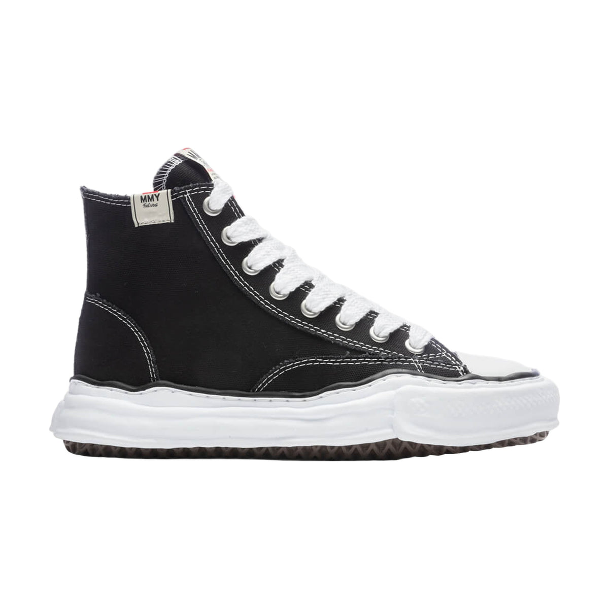 Maison Mihara Yasuhiro Peterson High OG Sole Canvas — Black