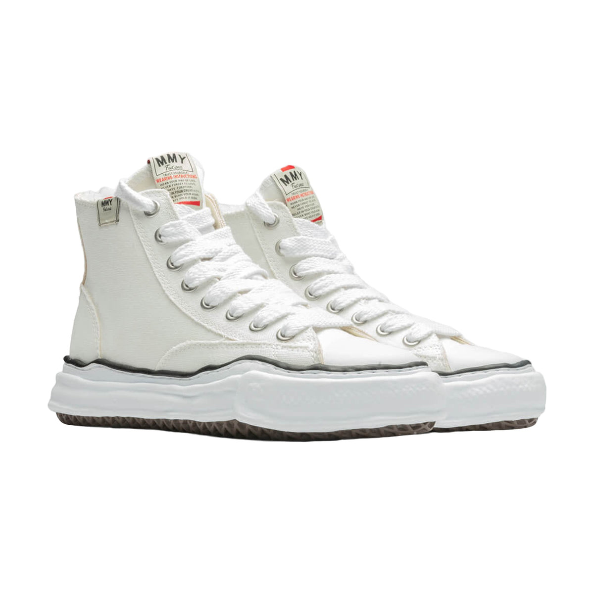 Maison Mihara Yasuhiro Peterson High OG Sole Canvas — White