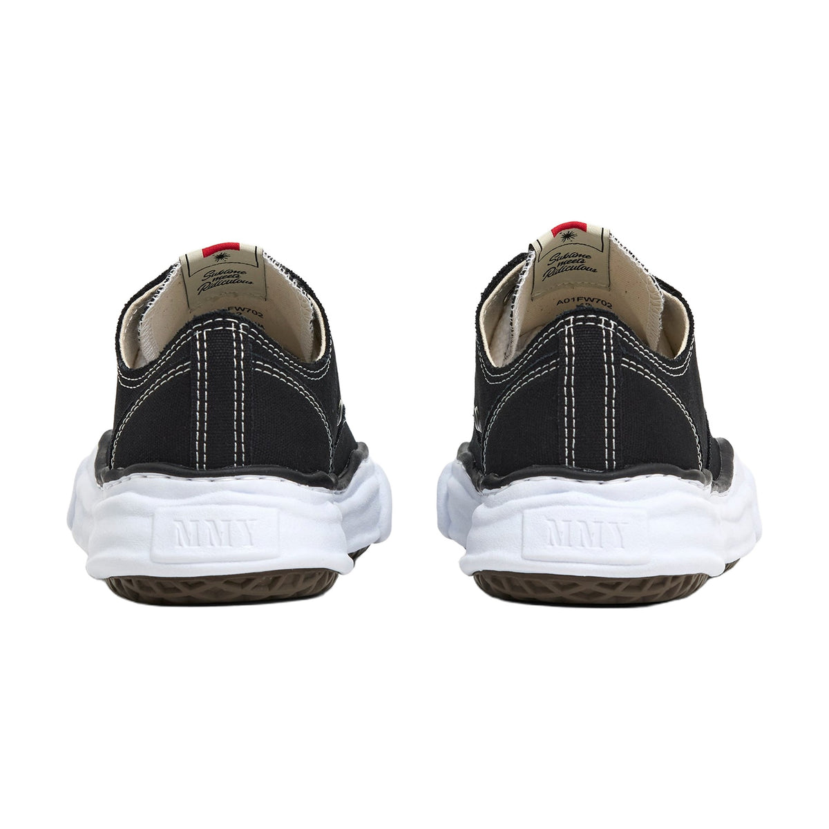 Maison Mihara Yasuhiro Peterson OG Sole Canvas Low — Black