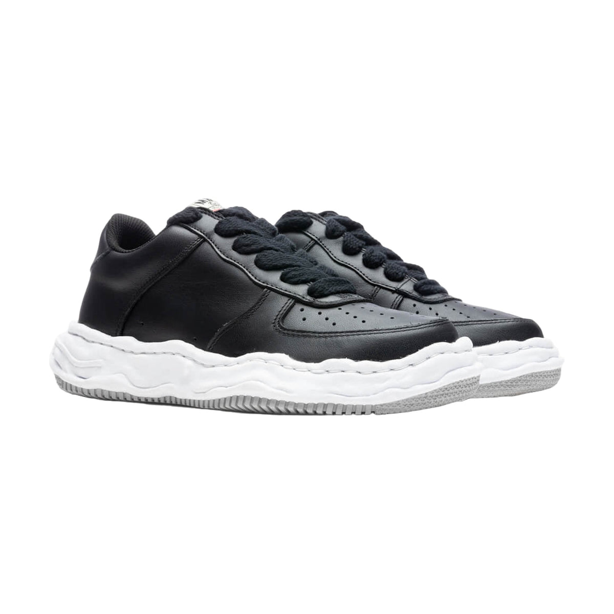Maison Mihara Yasuhiro Wayne Low OG Sole Leather — Black