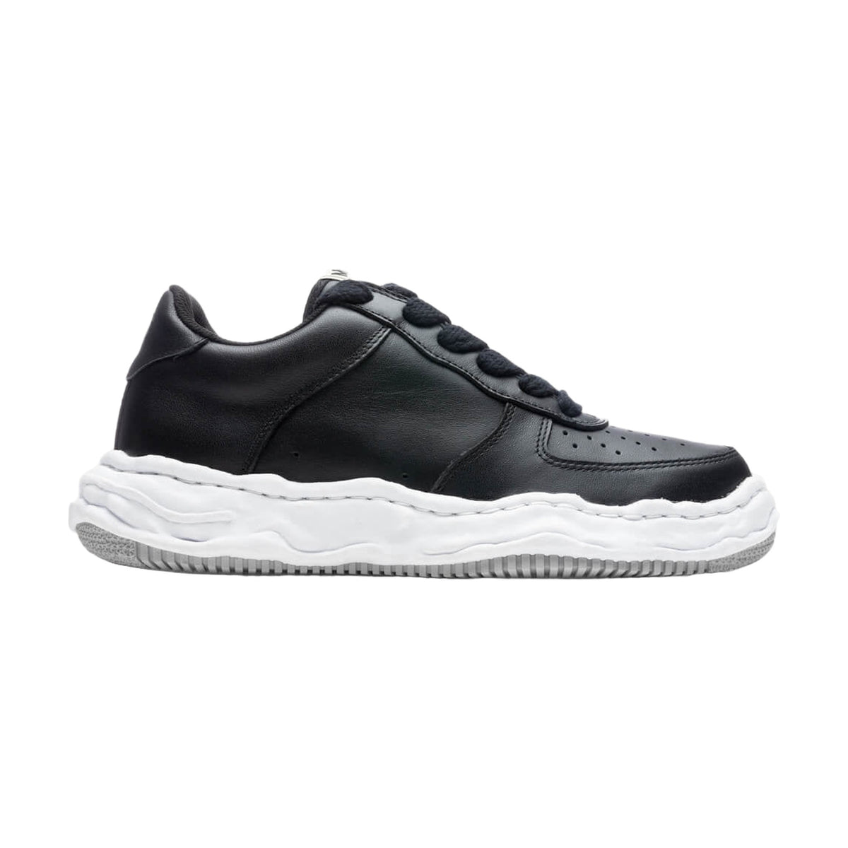 Maison Mihara Yasuhiro Wayne Low OG Sole Leather — Black