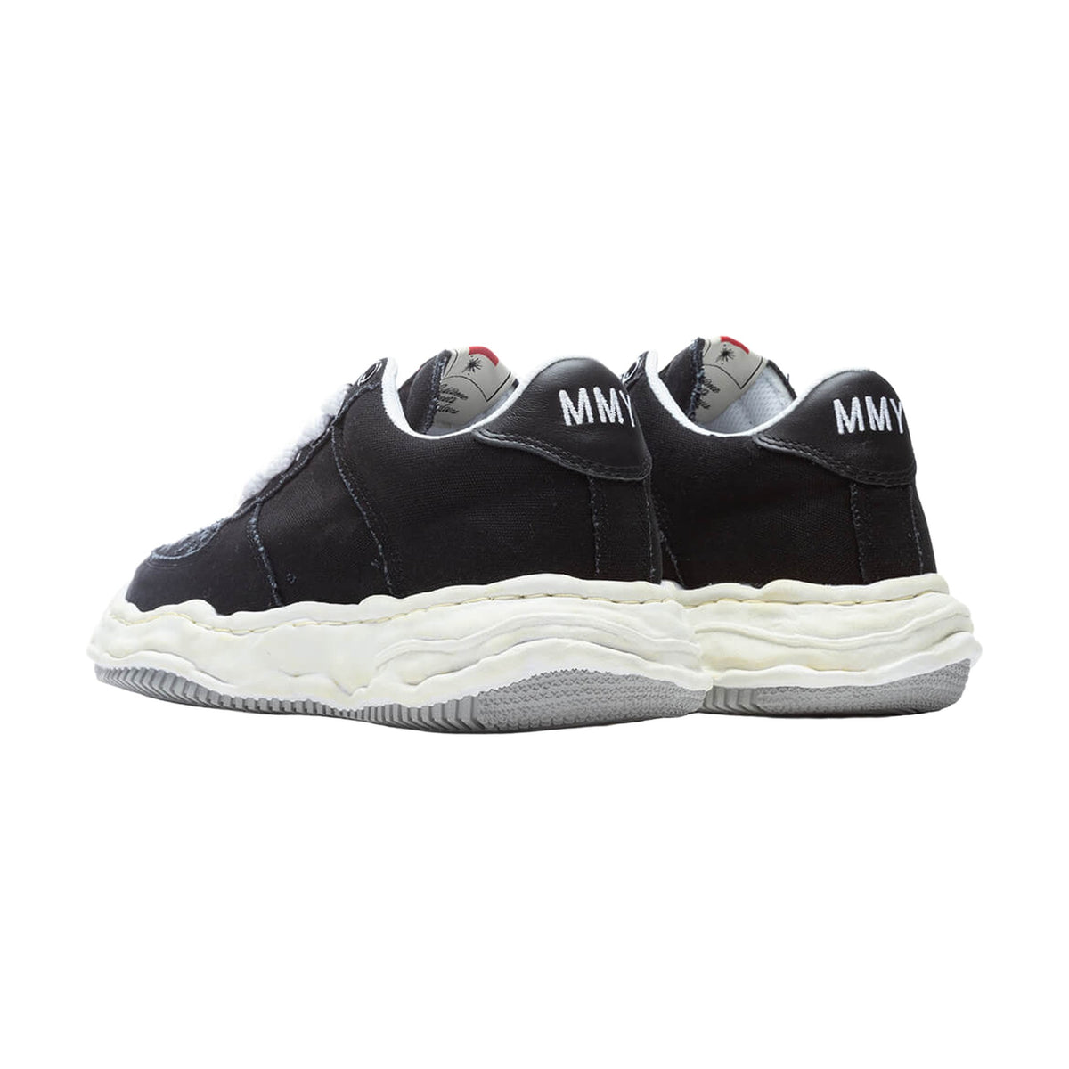 Maison Mihara Yasuhiro Wayne Low OG Sole Washed Canvas — Black
