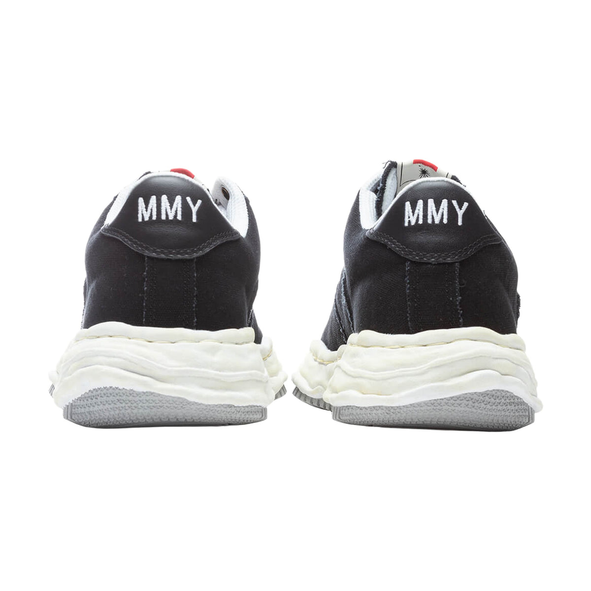 Maison Mihara Yasuhiro Wayne Low OG Sole Washed Canvas — Black