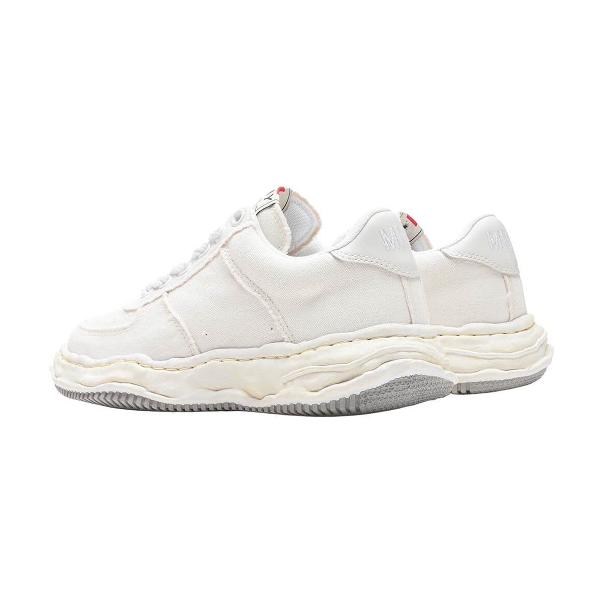 Maison Mihara Yasuhiro Wayne Low OG Sole Washed Canvas — White