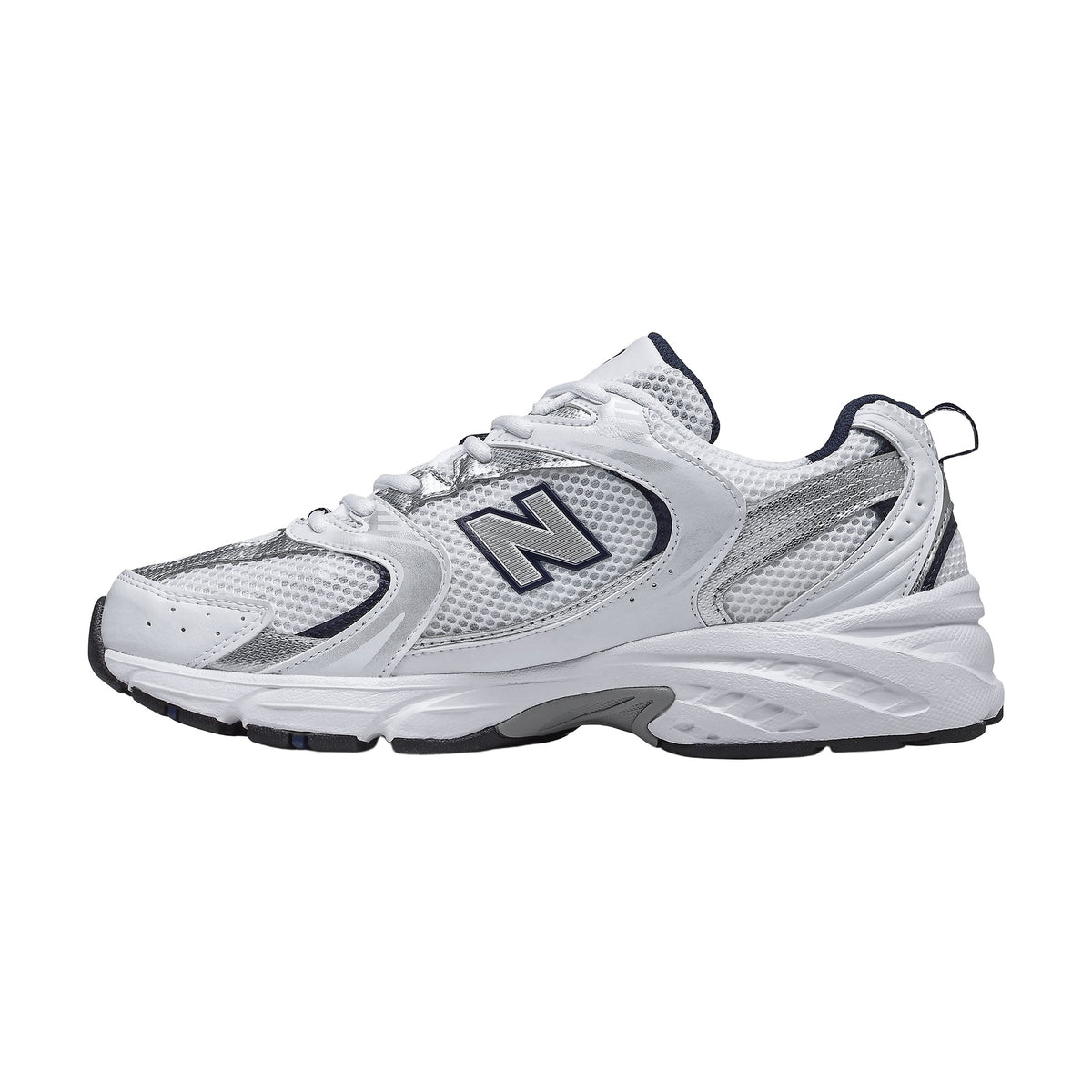 New Balance 530 — White Silver Navy