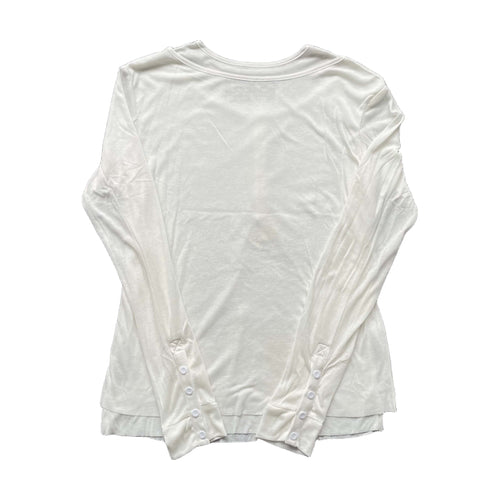 No Faith Studios Double-Layered Button Longsleeve - White