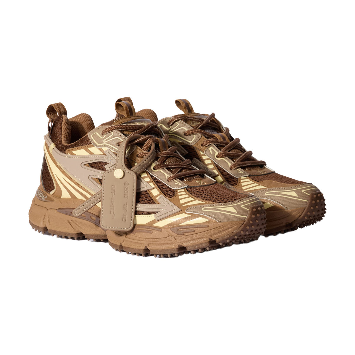 Off-White Be Right Back Sneaker — Brown Gold