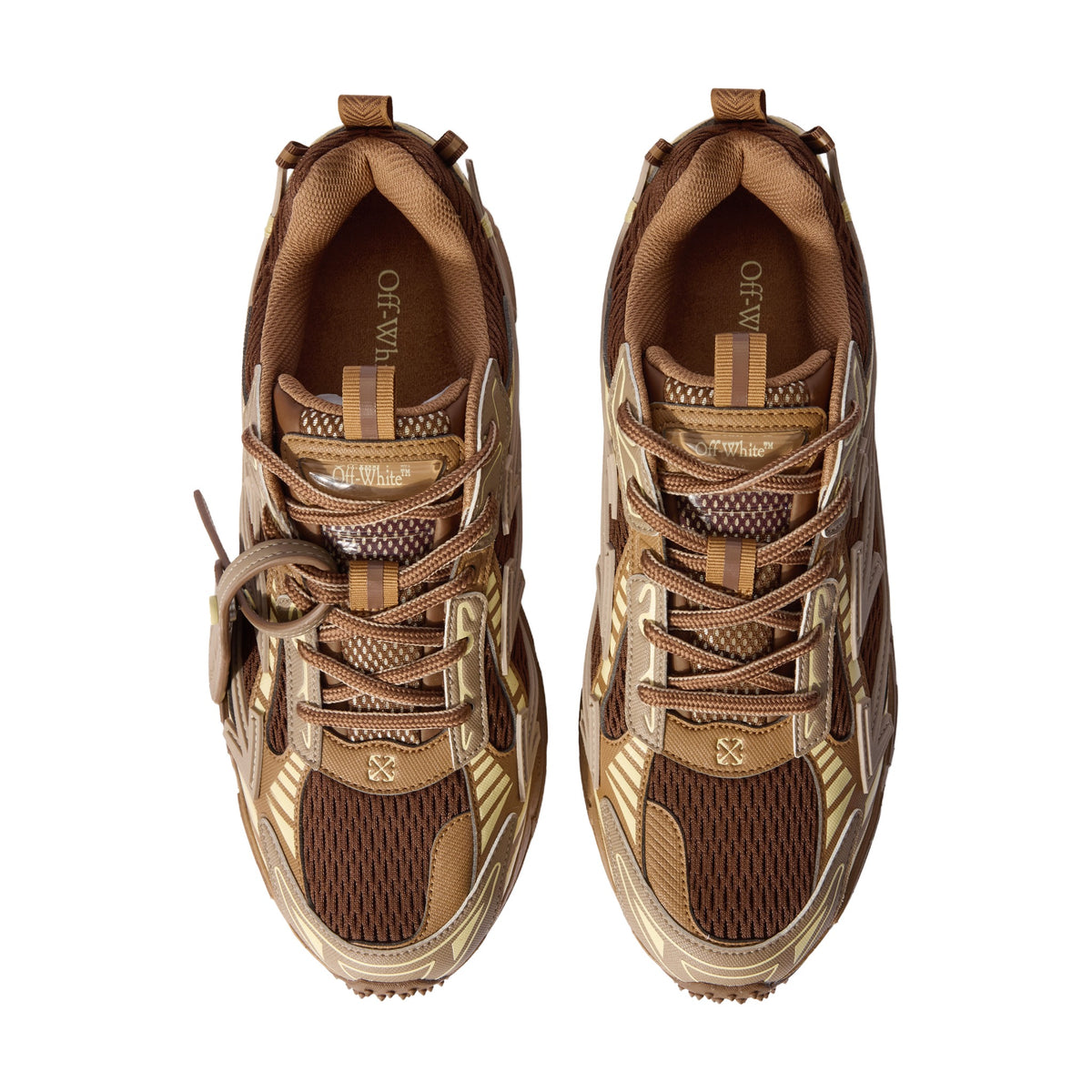 Off-White Be Right Back Sneaker — Brown Gold