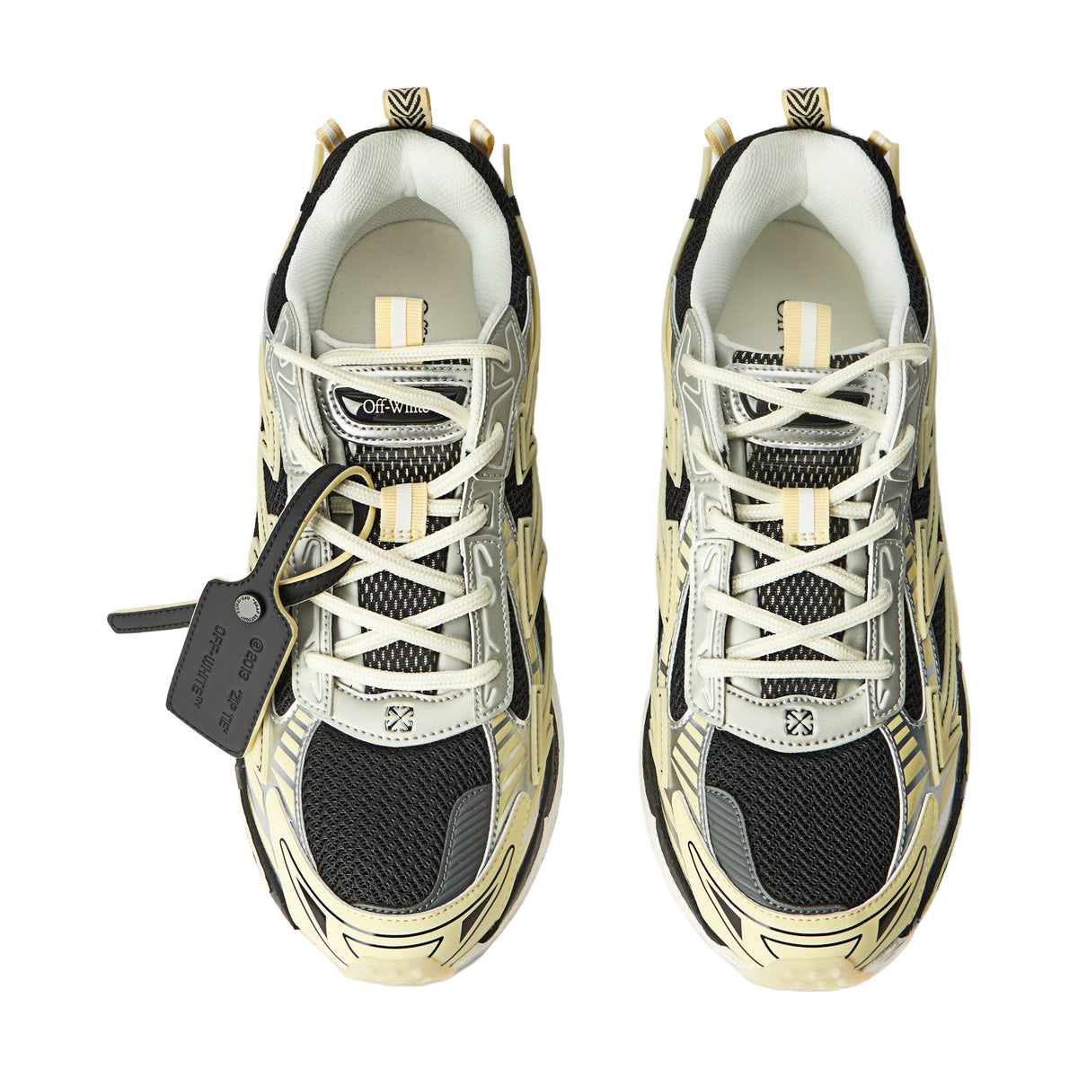 Off-White Be Right Back Glow-In-The-Dark Sneaker — Beige Black