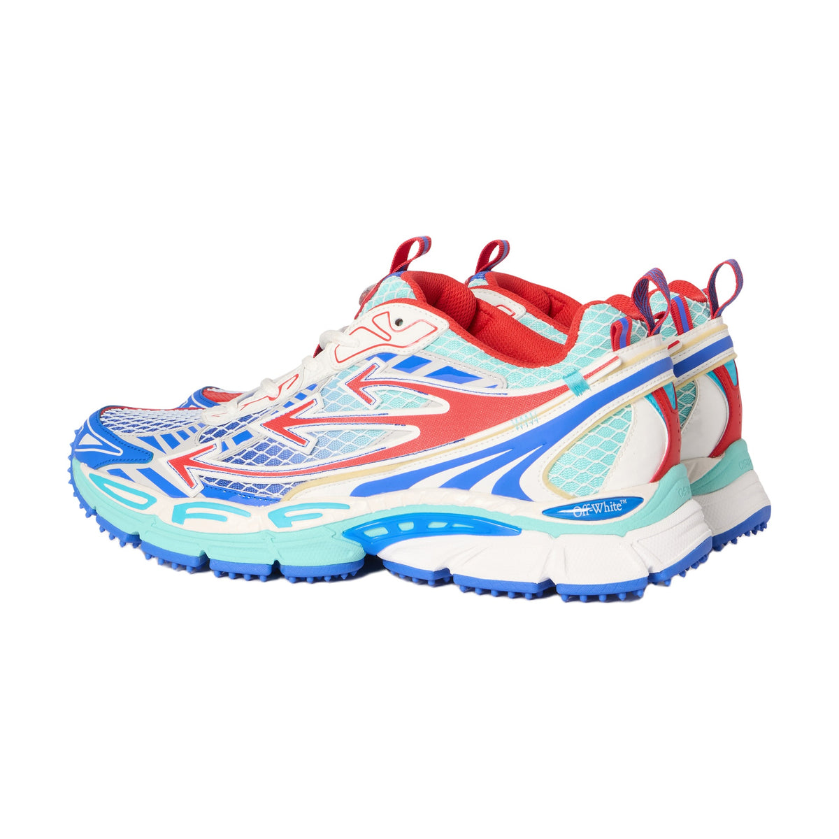 Off-White Be Right Back Sneaker — Multicolor Red Blue