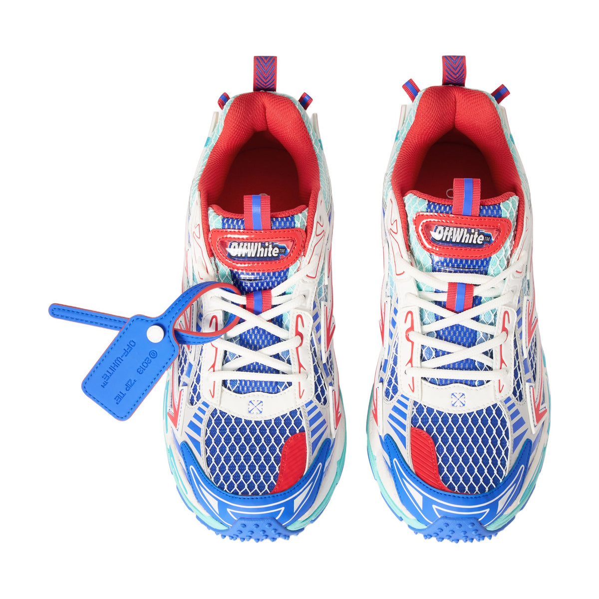 Off-White Be Right Back Sneaker — Multicolor Red Blue