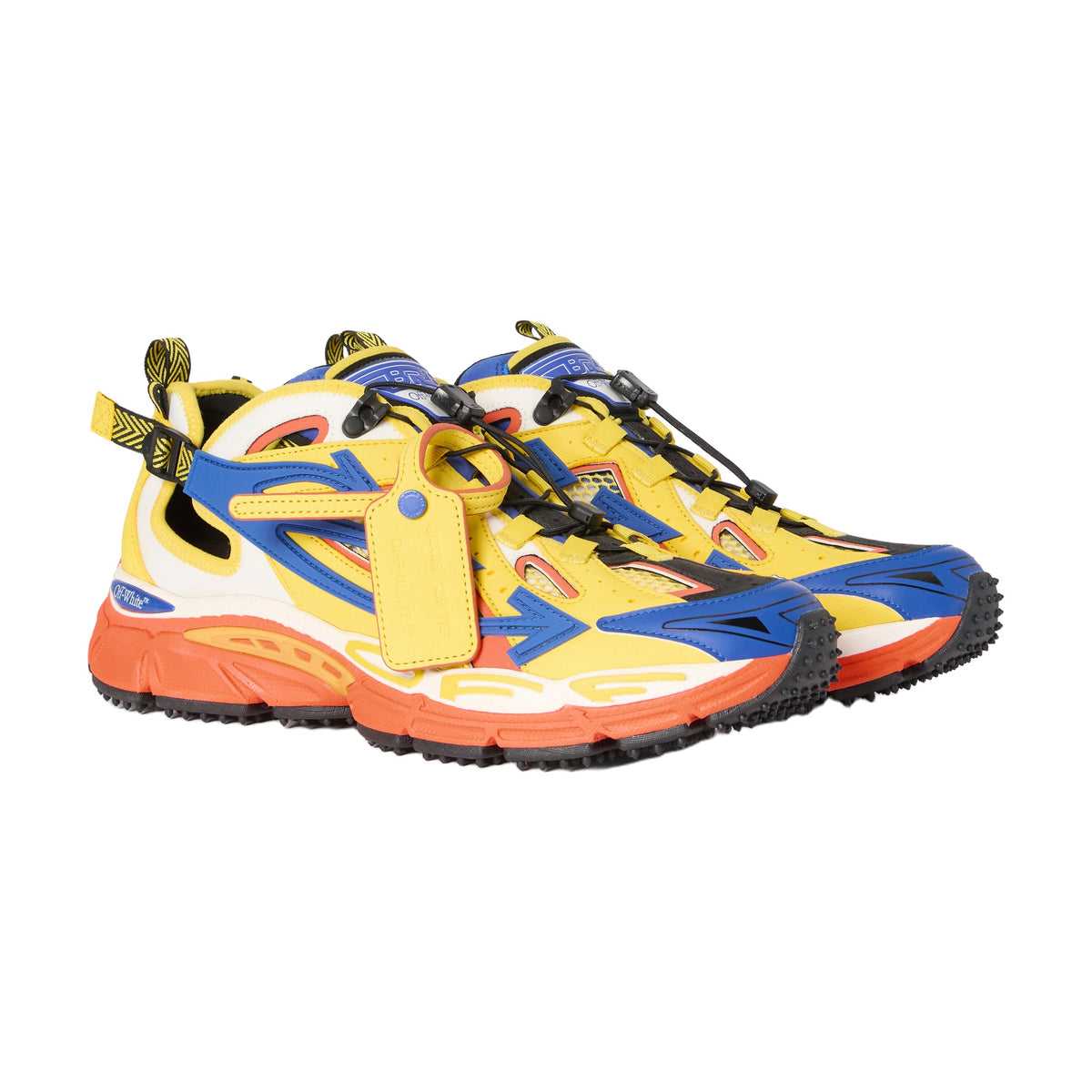Off-White Be Right Back Open Sneaker — Yellow Blue Orange
