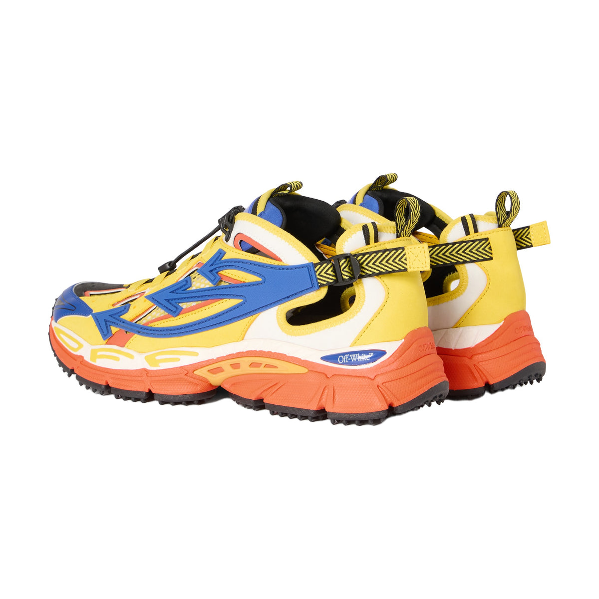 Off-White Be Right Back Open Sneaker — Yellow Blue Orange