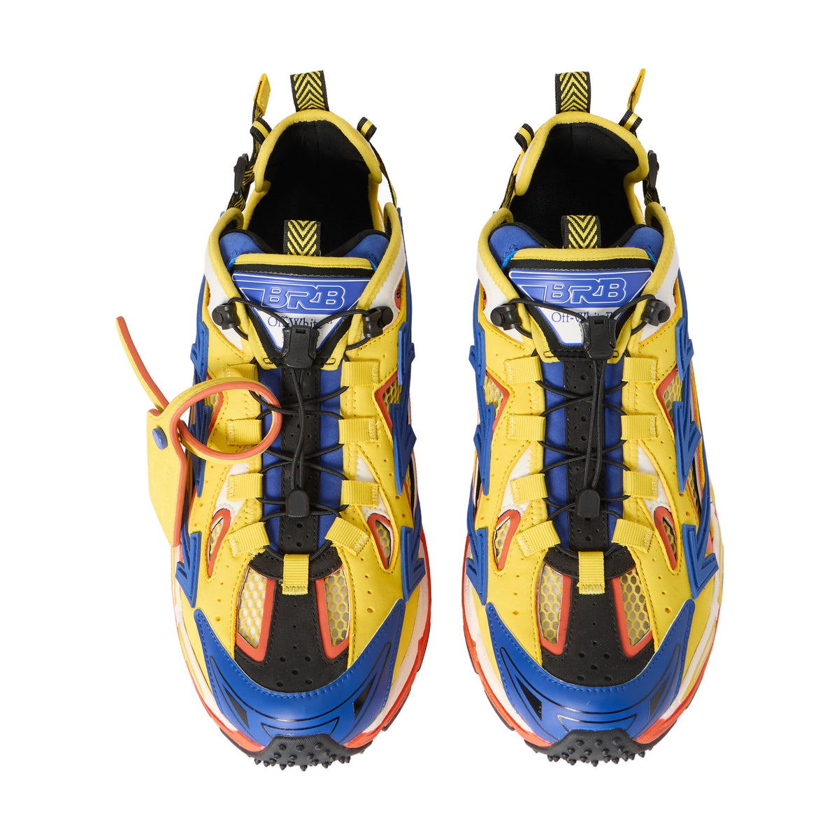 Off-White Be Right Back Open Sneaker — Yellow Blue Orange