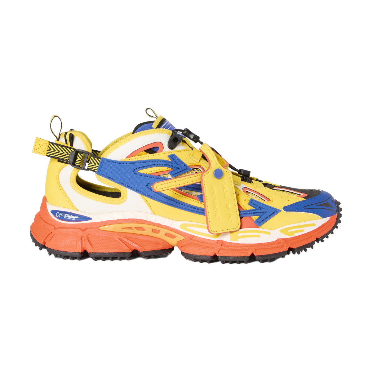 Off-White Be Right Back Open Sneaker — Yellow Blue Orange
