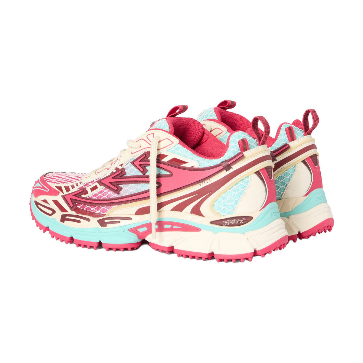 Off-White Be Right Back Sneaker — Pink Red