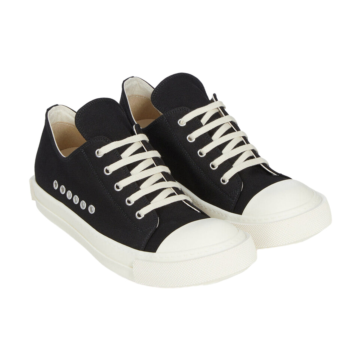 Rick Owens DRKSHDW Extreme Low Sneaks Canvas - Black
