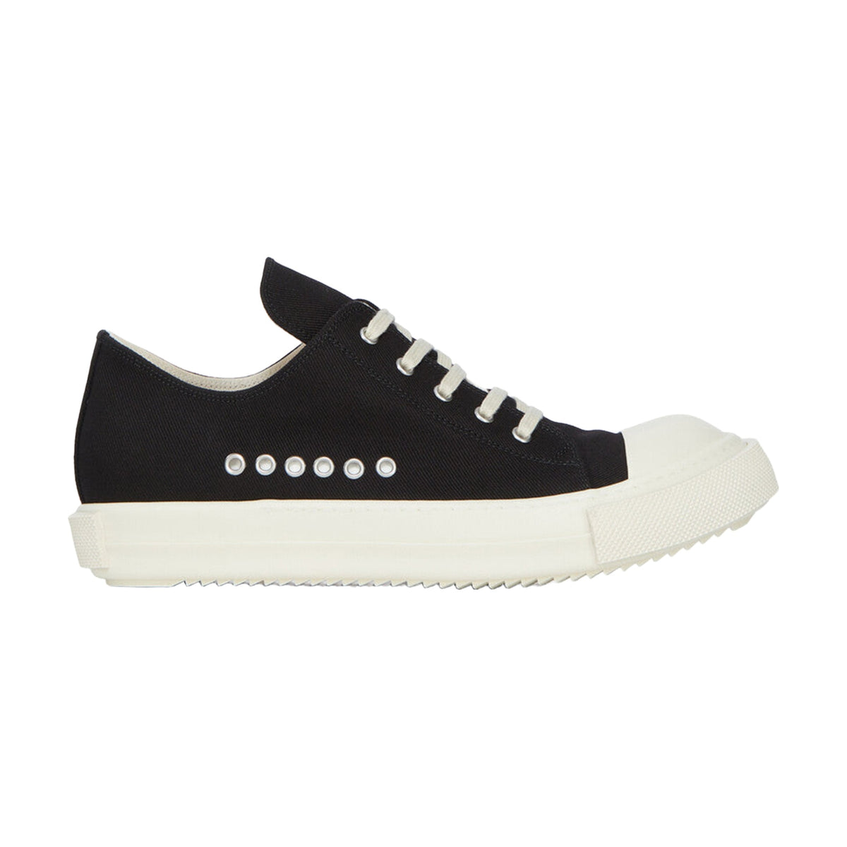 Rick Owens DRKSHDW Extreme Low Sneaks Canvas - Black
