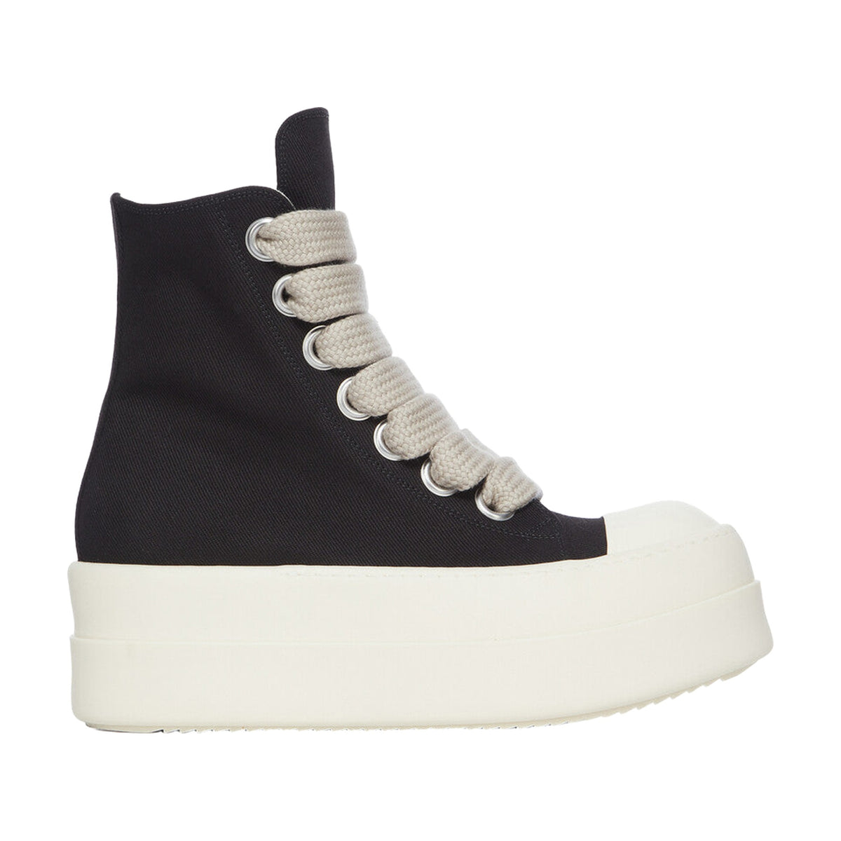 Rick Owens DRKSHDW Jumbo Lace Platform High Canvas - Black