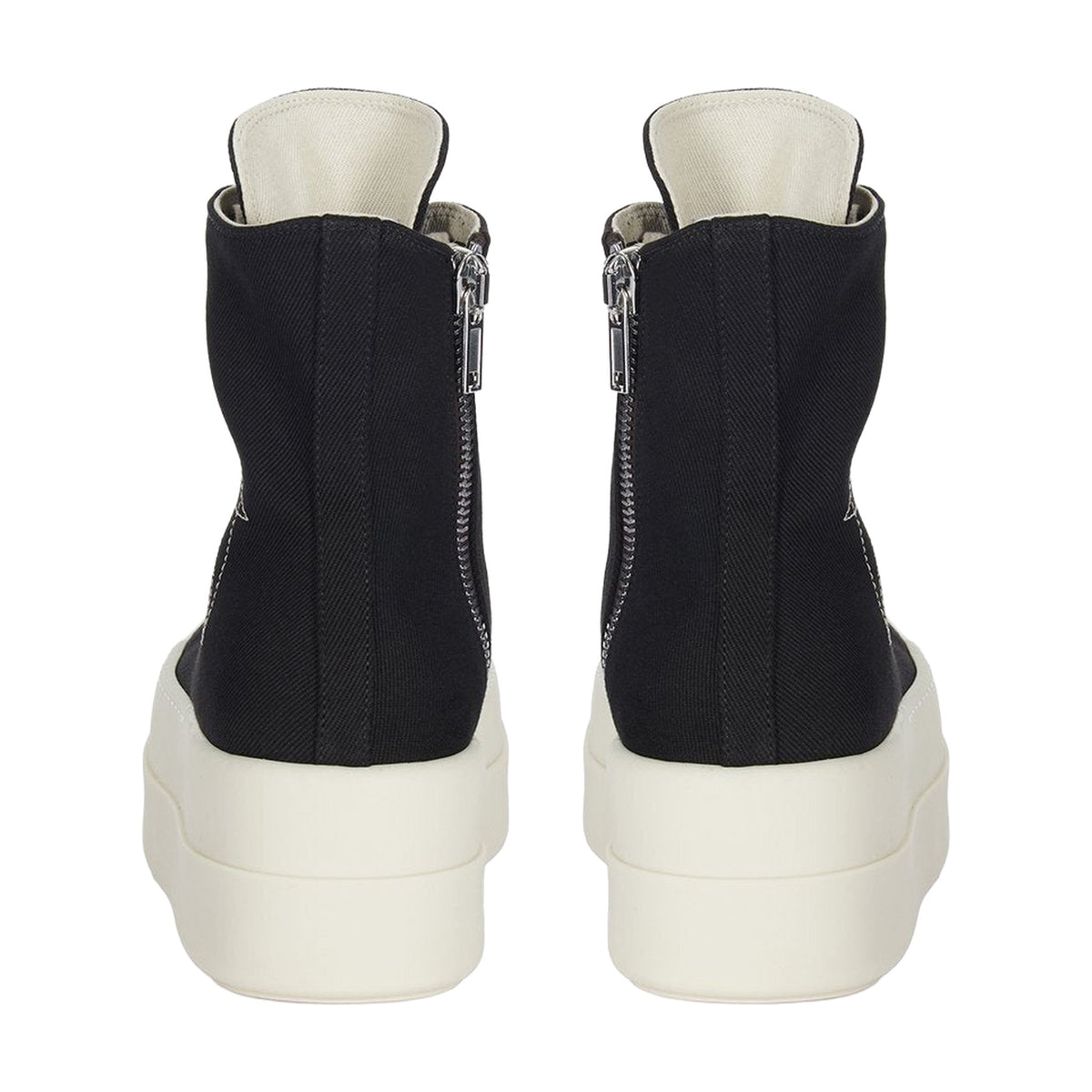Rick Owens DRKSHDW Platform High Canvas - Black