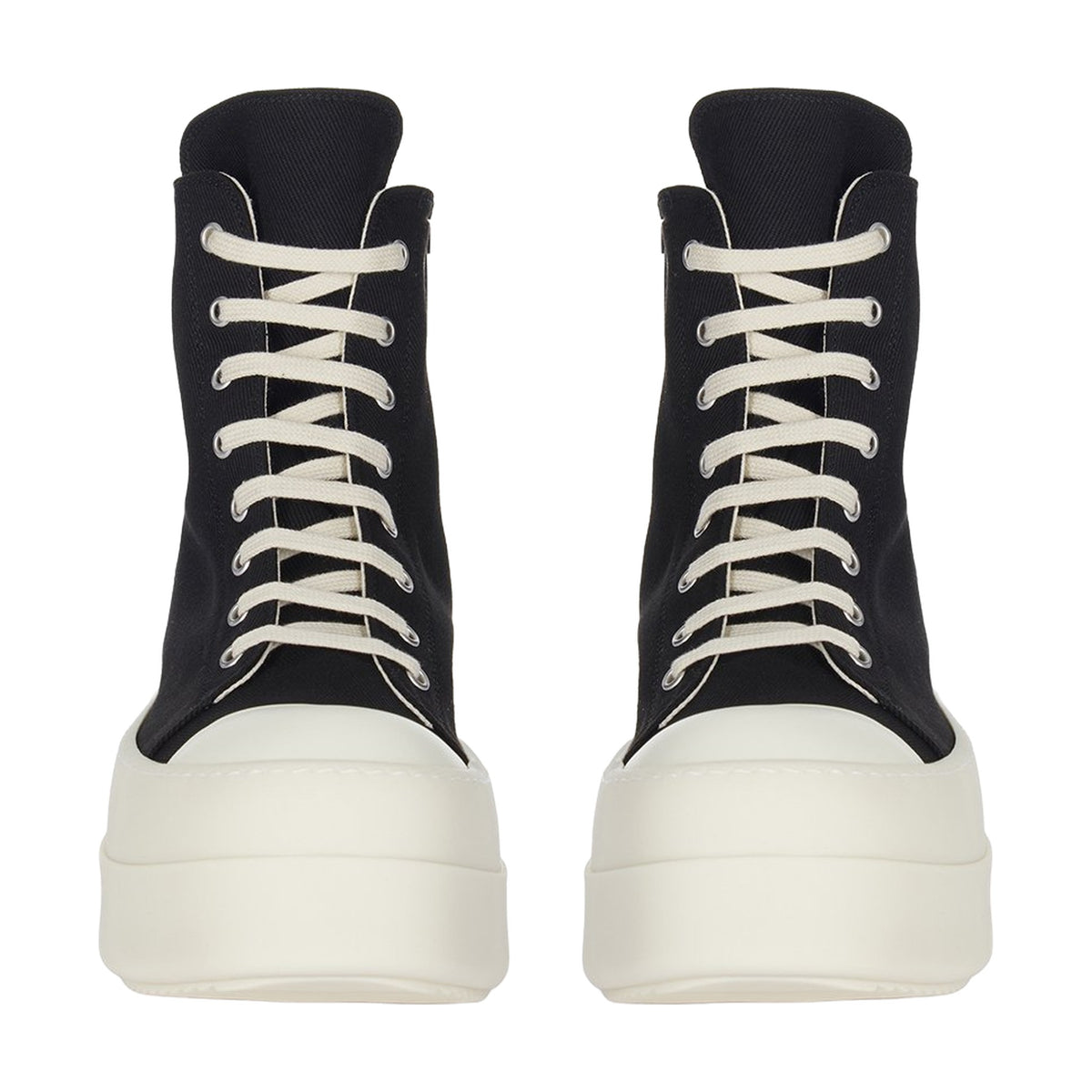 Rick Owens DRKSHDW Platform High Canvas - Black