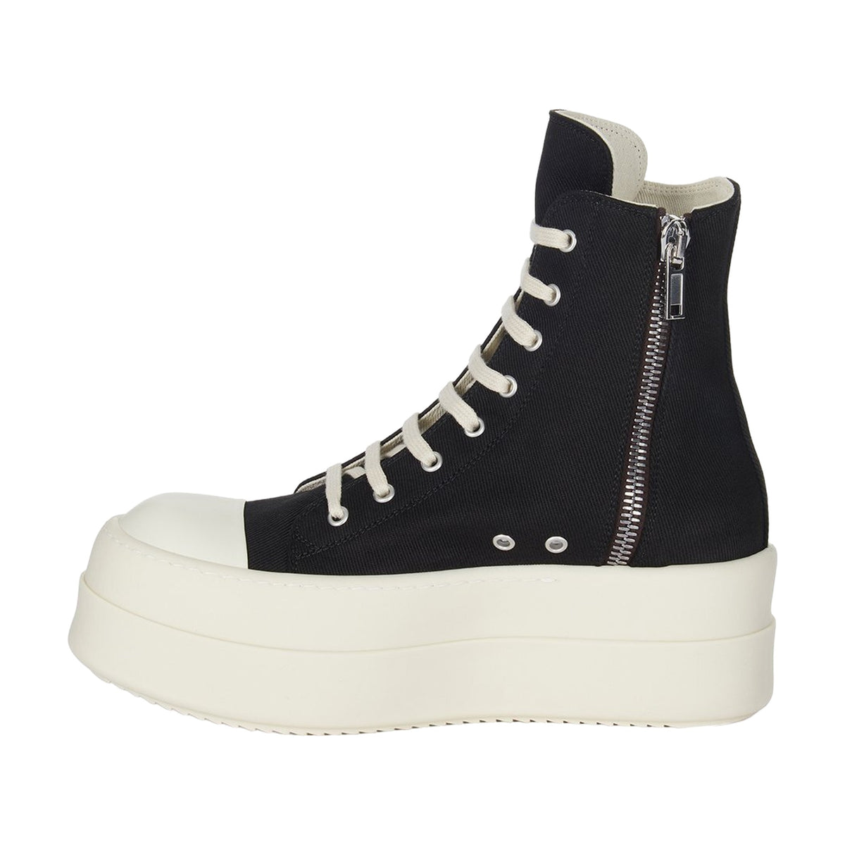 Rick Owens DRKSHDW Platform High Canvas - Black