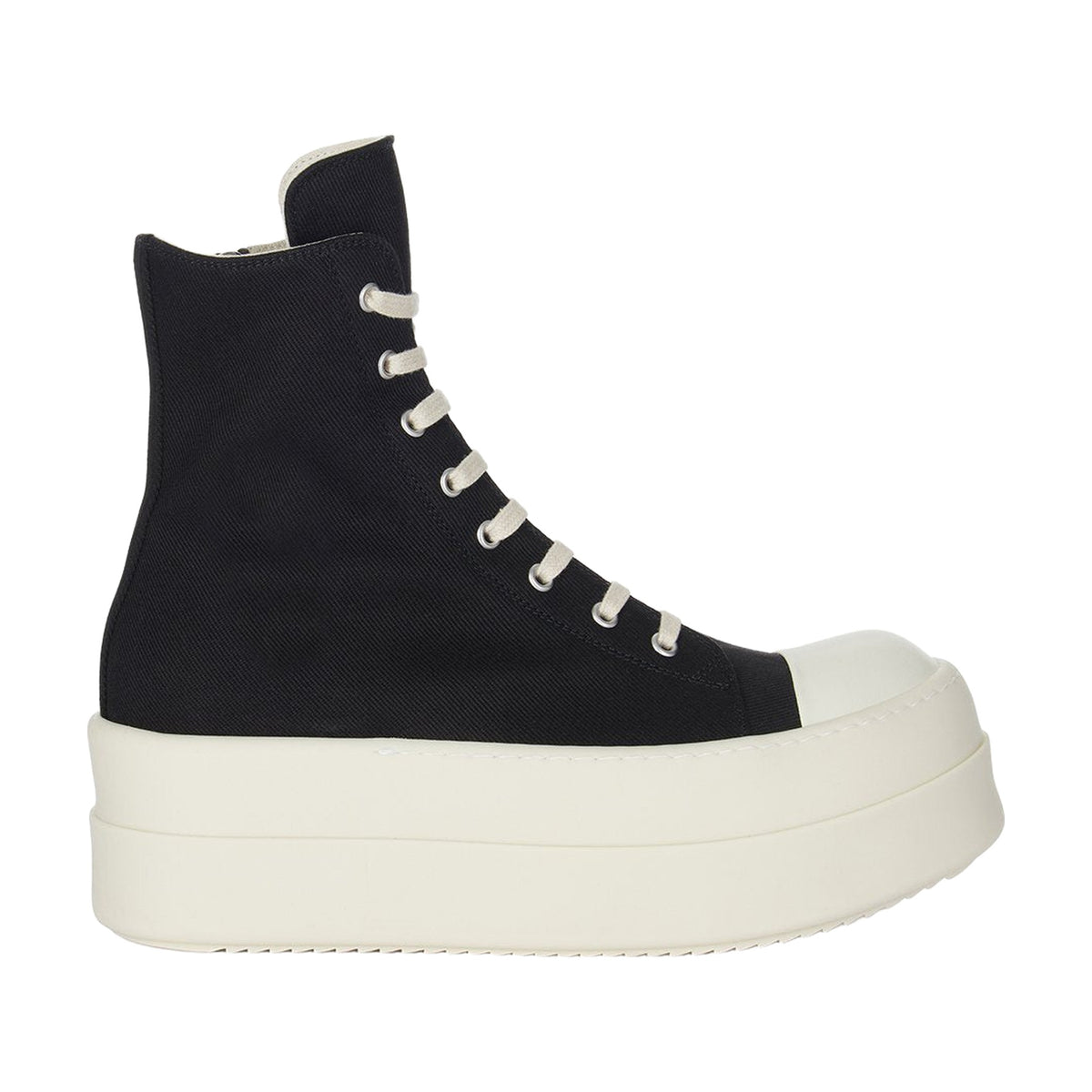 Rick Owens DRKSHDW Platform High Canvas - Black