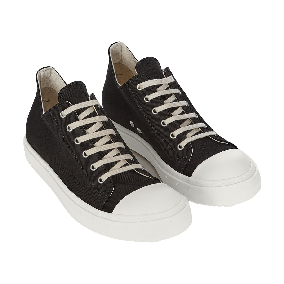 Rick Owens DRKSHDW Ramones Low Canvas - Black