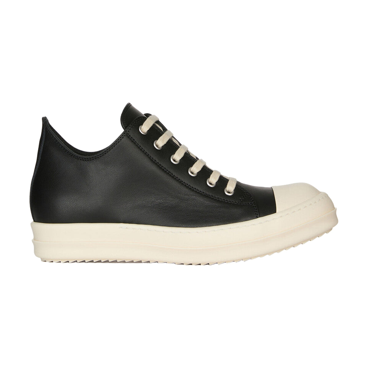 Rick Owens DRKSHDW Ramones Low Leather - Black