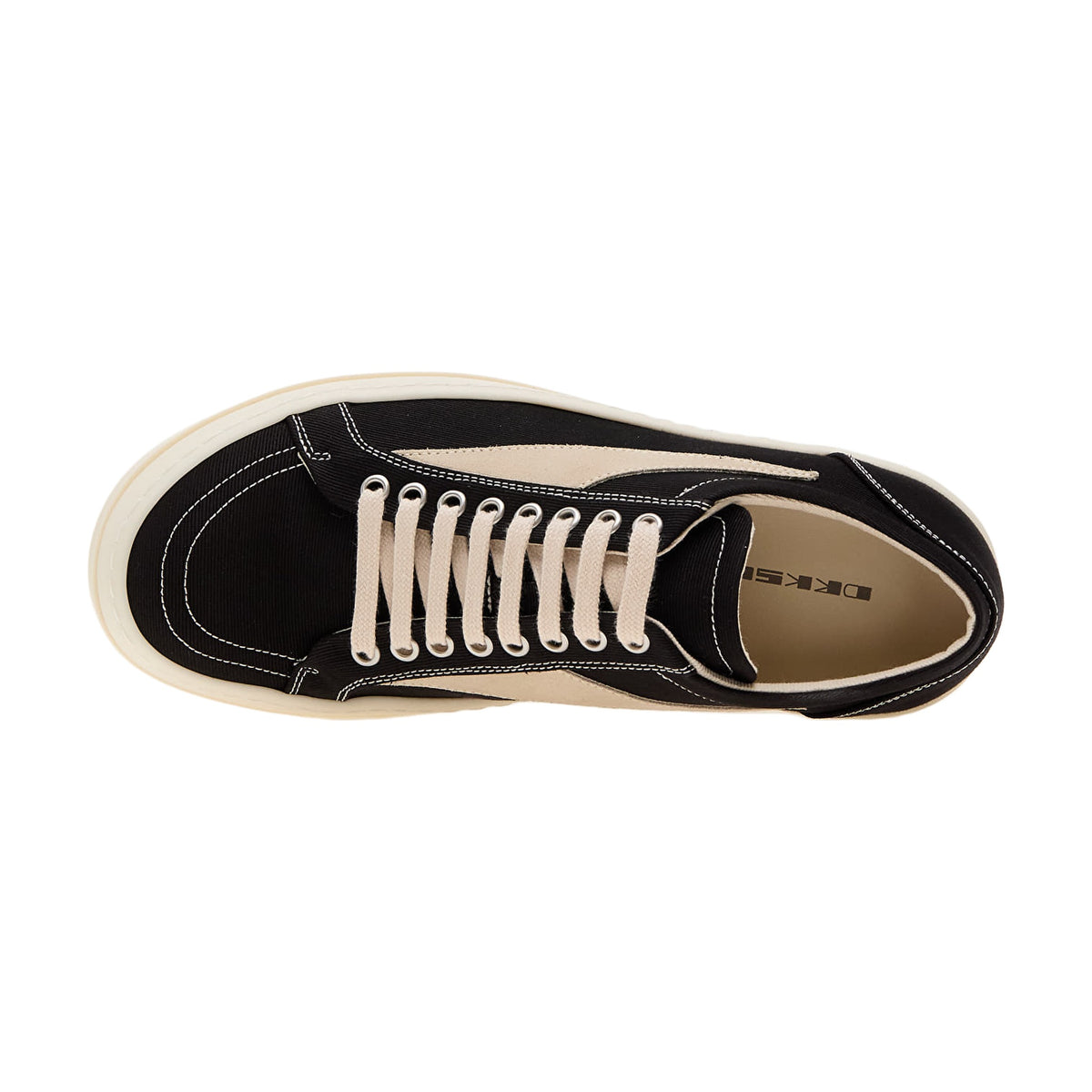 Rick Owens DRKSHDW Vintage Sneaks Canvas - Black White