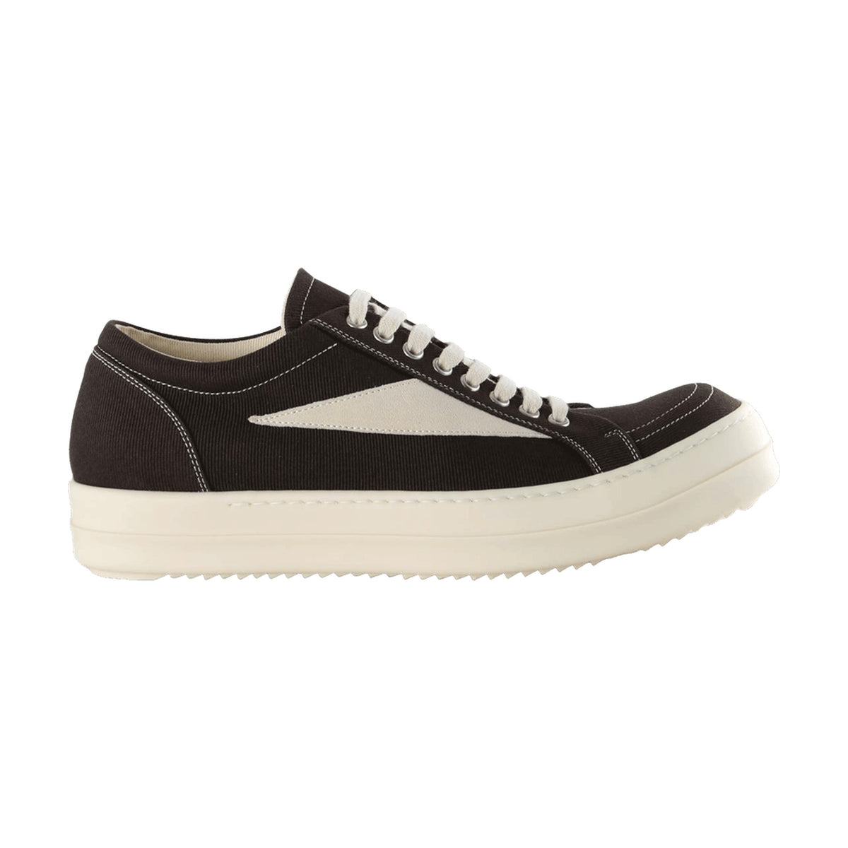 Rick Owens DRKSHDW Vintage Sneaks Canvas - Brown White